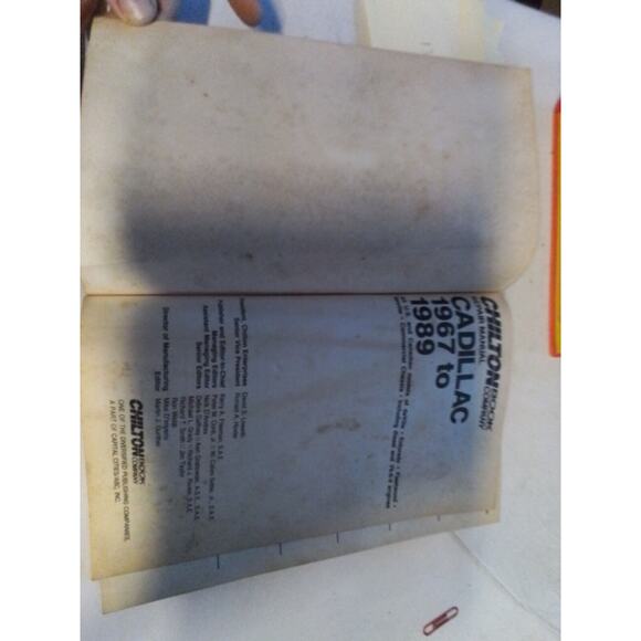 Cadillac Repair Manual Chilton 1967-1989 Automobile: CH7462,‎ Mechanic Reference - Picture 2 of 5